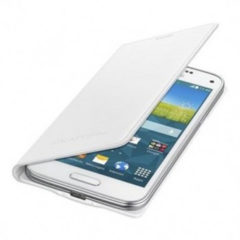 Etui avec rabat galaxy s5 mini blanc