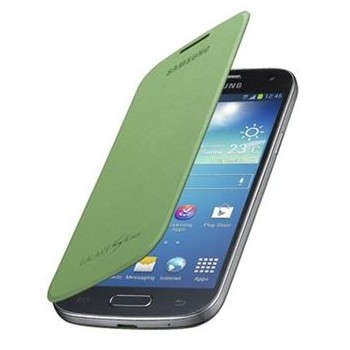 Etui de protection flip cover Galaxy s4 Mini vert