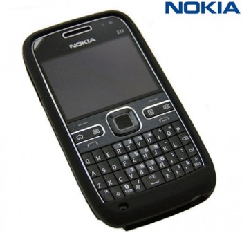 Silicone covere nokia E72 noir