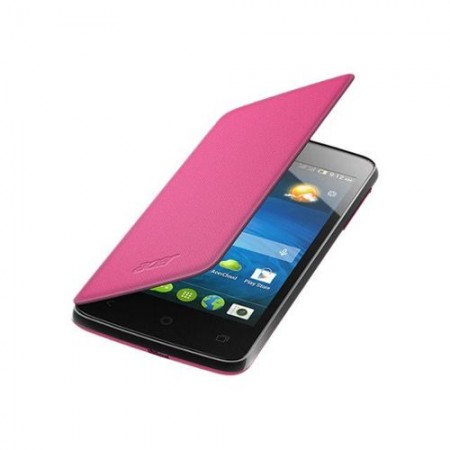 Flip cover acer z4 rose