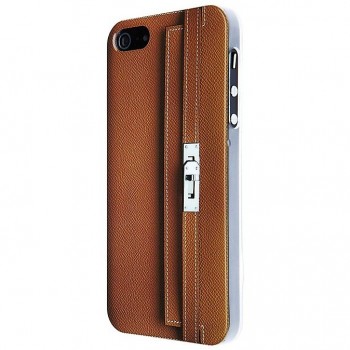 Coque Iphone 5 (pochette brun)